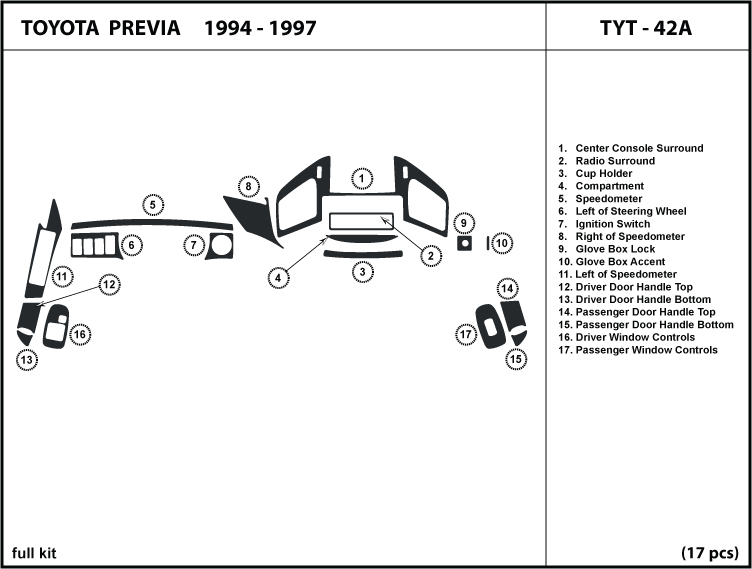 1992 toyota previa engine compartment #4